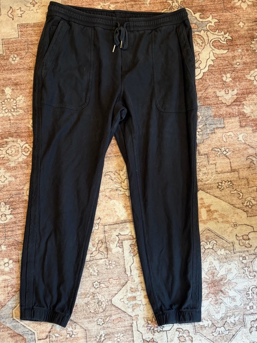 5/$26 Athleta Black Men's Jogger Sweatpants with Drawstring